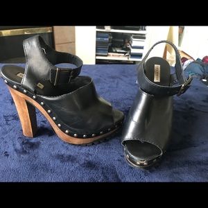 Zara Clog Heels. Size 40